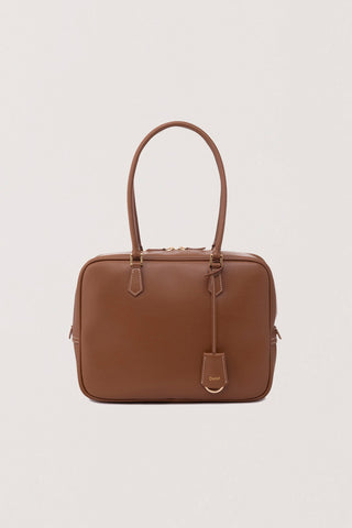 CLASSIC 28 LEATHER BAG TAN