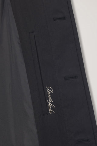 UNISEX REFINED MAC COAT BLACK