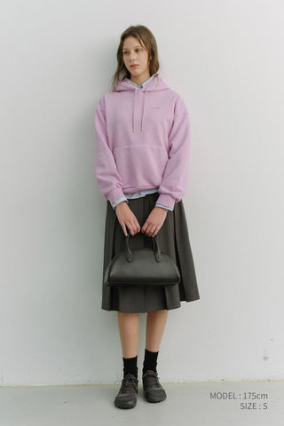 UNISEX GARMENT DYED HOODIE LAVENDER PINK
