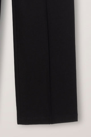 SUMMER STRAIGHT CHINO SLACKS BLACK