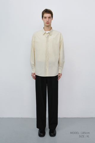 UNISEX REFINED COTTON SHIRT BUTTER