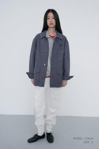 UNISEX CHORE JACKET BLUE