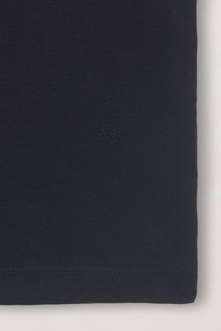 ESSENTIAL BOAT NECK T-SHIRT BLACK