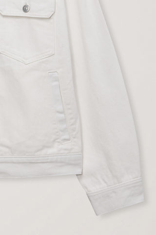 UNISEX DENIM TRUCKER JACKET IVORY