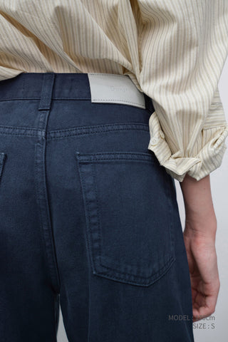 ESSENTIAL STRAIGHT COLORED JEANS BLUE NAVY