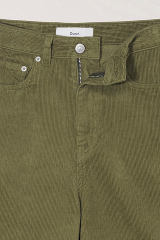 90S WIDE CORDUROY JEANS OLIVE GREEN