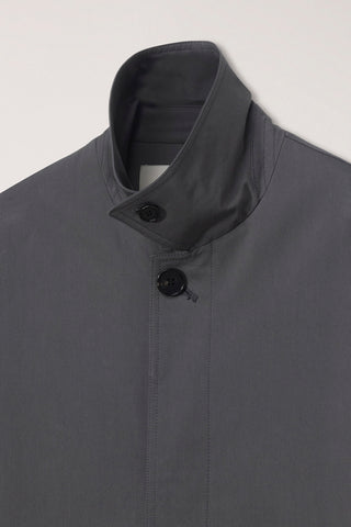 UNISEX REFINED MAC COAT ASH GREY