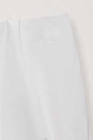 MINI VOLUMED SKIRT WHITE