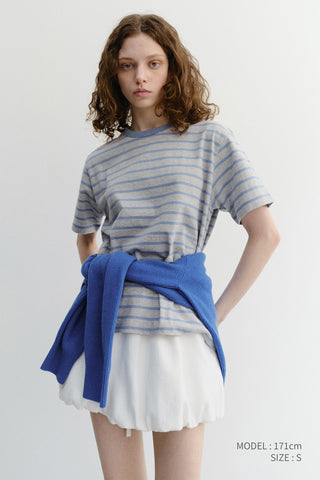 MINI VOLUMED SKIRT WHITE