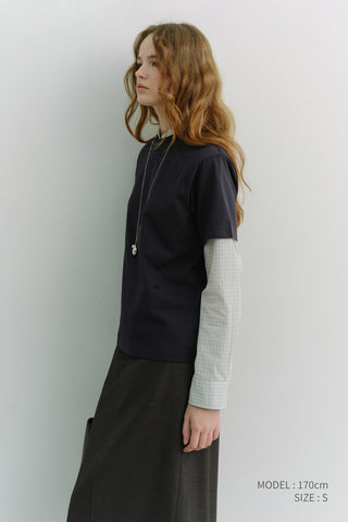 UNISEX LOOSE T-SHIRT NAVY