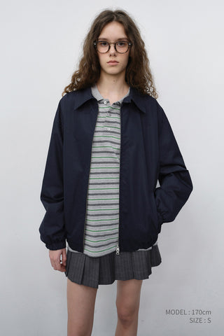 PLEATS MINI STRIPED SKIRT GREY STRIPE