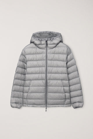 UNISEX LIGHT GOOSE DOWN JACKET ASH GREY