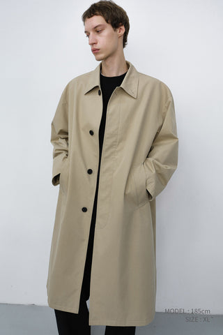 UNISEX REFINED MAC COAT BEIGE