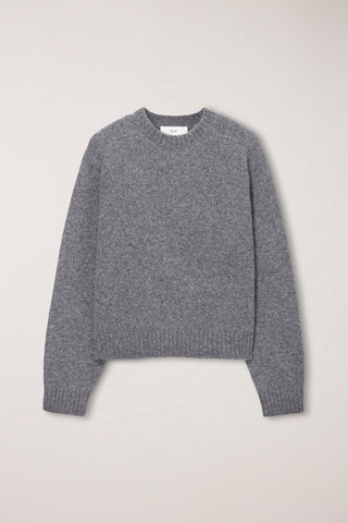 UNISEX SHAGGY DOG SWEATER MELANGE GREY