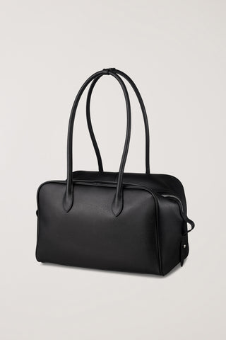 SOFT FRAME SHOULDER BAG BLACK
