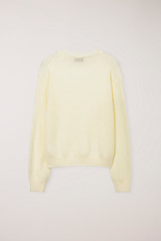 UNISEX HAIRLY SWEATER LEMON BUTTER