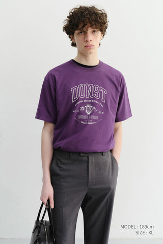 UNISEX CUPID ARCH LOGO T-SHIRT DEEP PURPLE