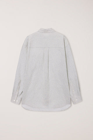 UNISEX SEERSUCKER BD SHIRT IVORY CHECK