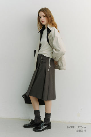 UNISEX MODERN HARRINGTON JACKET CREAM