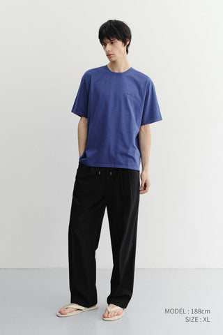 UNISEX GARMENT DYED T-SHIRT BLUE