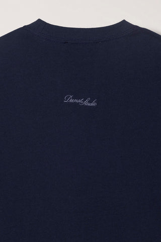 UNISEX VINTAGE ARCH LOGO T-SHIRT FRENCH NAVY