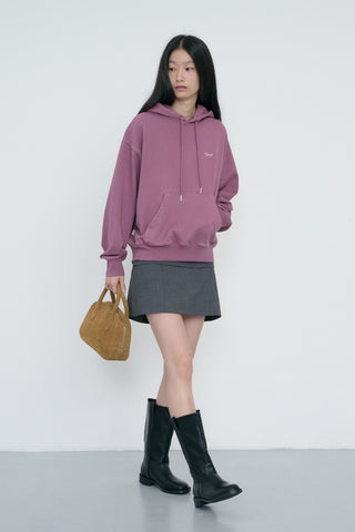 SUEDE BOSTON TOTE BAG CAMEL