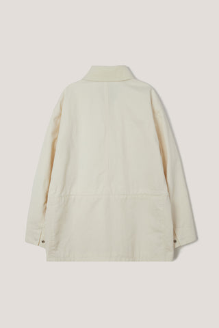 UNISEX COTTON CHORE JACKET OFF WHITE