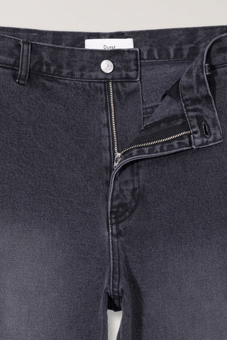 STRAIGHT SLACK JEANS GREY