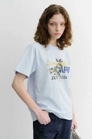 UNISEX LIMONCELLO T-SHIRT SOFT BLUE