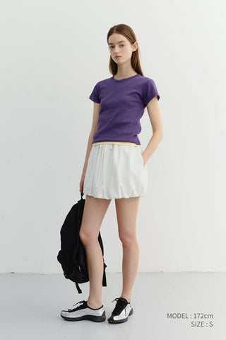 ESSENTIAL T-SHIRT PLUM