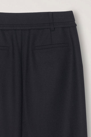 MAXI WRAP SKIRT BLACK