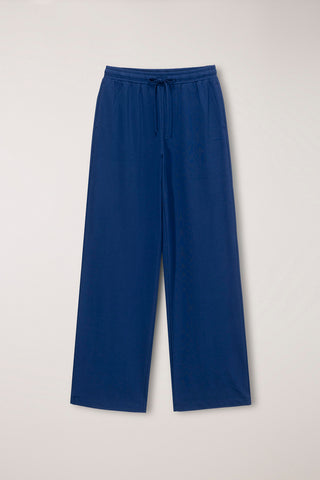 SUMMER WIDE JOGGER PANTS BLUE