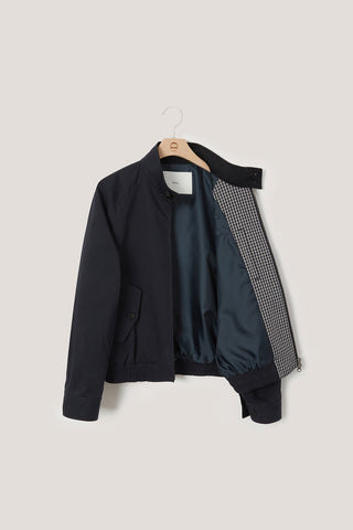UNISEX MODERN HARRINGTON JACKET NAVY