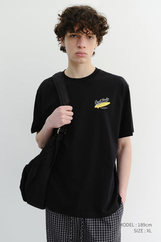 UNISEX SUMMER HOLIDAY SURF BOARD T-SHIRT BLACK