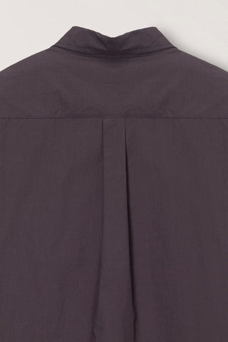 UNISEX REFINED COTTON SHIRT DARK BROWN