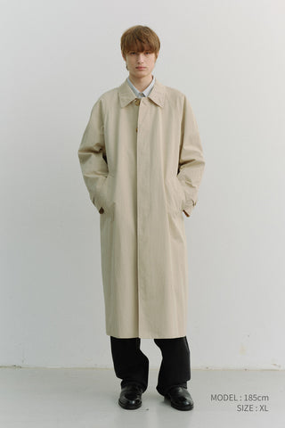 UNISEX REFINED MAC COAT BEIGE
