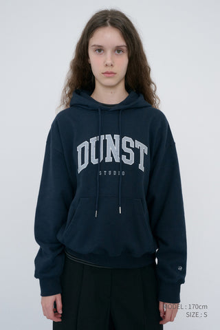 UNISEX ARCH LOGO HOODIE FRENCH NAVY