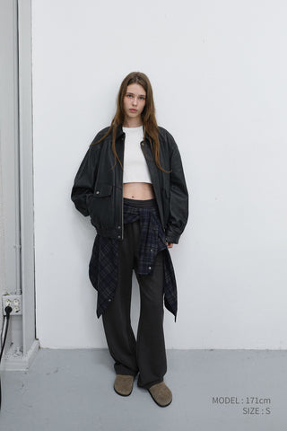 UNISEX STRAIGHT SWEATPANTS SOFT BLACK