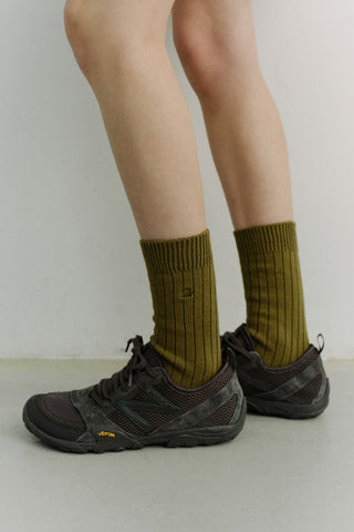 CLASSIC LOGO SOCKS KHAKI