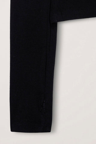 ESSENTIAL ROLL NECK TOP BLACK
