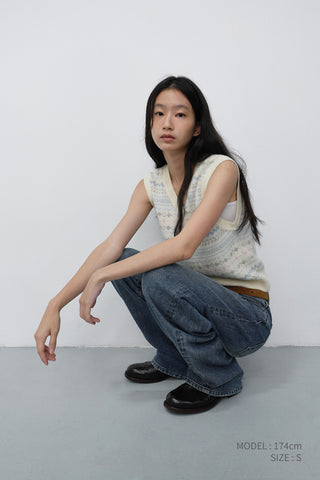 RELAXED WIDE JEANS CLASSIC BLUE