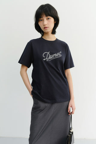 UNISEX CHAIN LOGO T-SHIRT NAVY