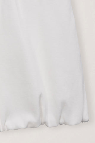 MINI VOLUMED SKIRT WHITE