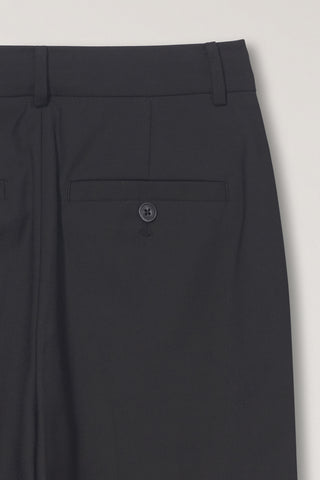 STRAIGHT SLACKS BLACK