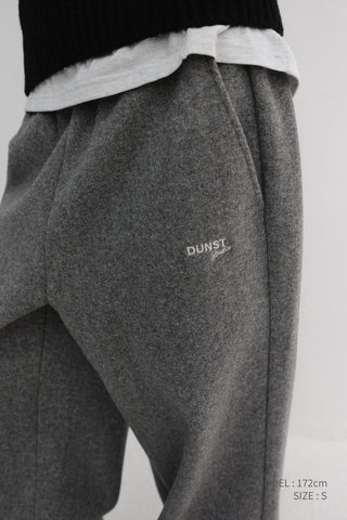 UNISEX JERSEY WIDE PANTS MELANGE GREY