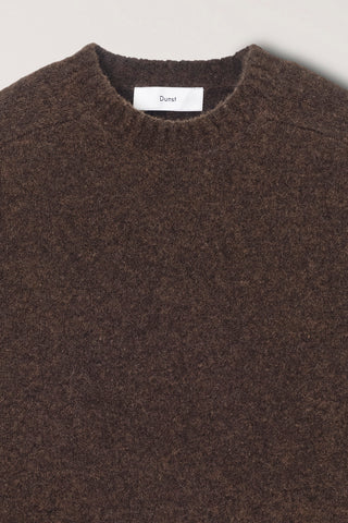 UNISEX SHAGGY DOG SWEATER BROWN