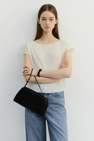 PLEATS BLOUSE IVORY
