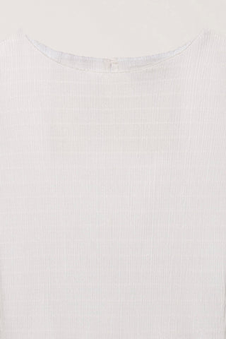 PLEATS BLOUSE IVORY