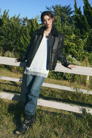 [SULLYOON PICK] REFINED FLARED JEANS CLASSIC BLUE