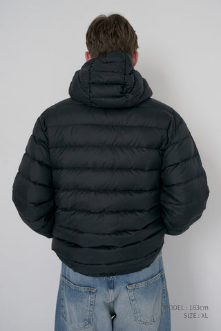 UNISEX LIGHT GOOSE DOWN JACKET BLACK